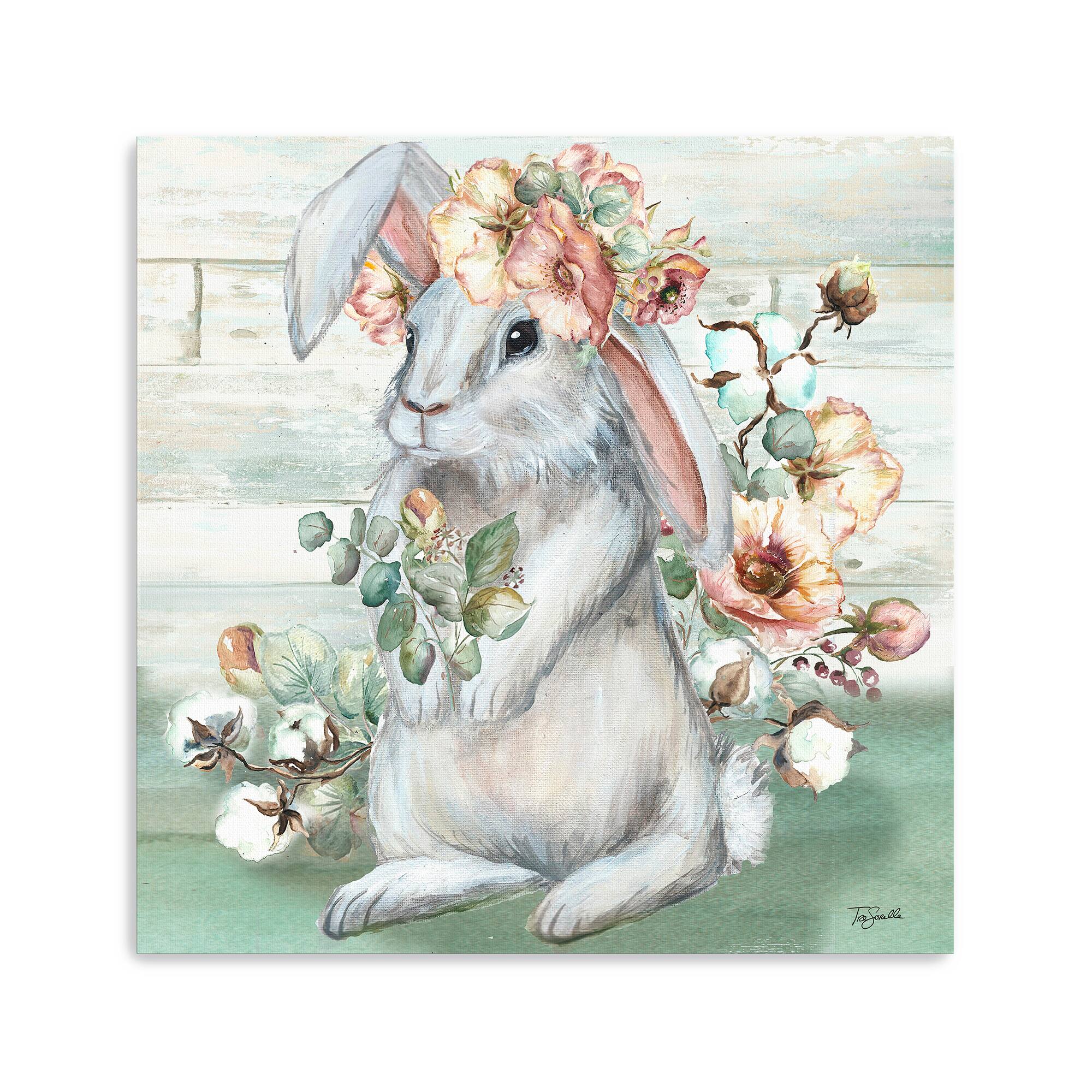 Lumaprints Farmhouse Bunny II Canvas Giclée Art